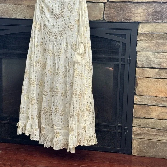 Aqua Swim Ruffle Print Maxi NWT - Picture 2 of 3